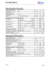 FP150R12KT4BPSA1 Datasheet Page 3