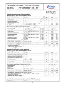 FP15R06W1E3B11BOMA1 Datasheet Page 3