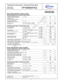 FP15R06W1E3BOMA1 Datasheet Page 3