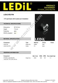 FP16558_LISA3-RS-PIN Datasheet Cover