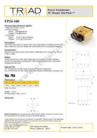FP24-100-B Datasheet Cover