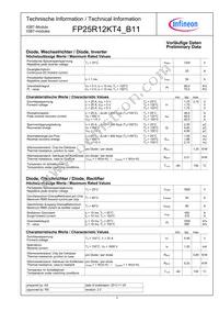 FP25R12KT4B11BOSA1 Datasheet Page 3