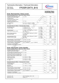 FP25R12KT4B15BOSA1 Datasheet Page 3