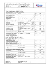 FP40R12KE3BOSA1 Datasheet Page 2