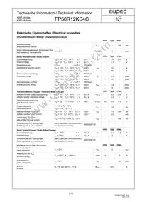 FP50R12KS4CBOSA1 Datasheet Page 3