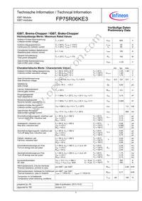 FP75R06KE3BOSA1 Datasheet Page 3