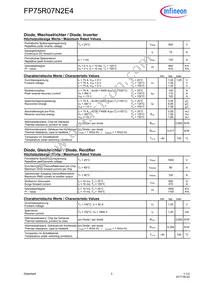 FP75R07N2E4BOSA1 Datasheet Page 3