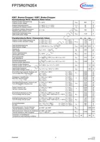 FP75R07N2E4BOSA1 Datasheet Page 4