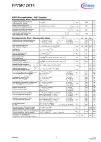 FP75R12KT4BOSA1 Datasheet Page 2
