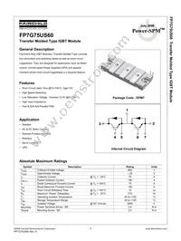 FP7G75US60 Datasheet Cover