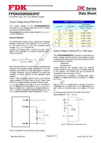 FPDK05SR8003PSS Datasheet Page 6