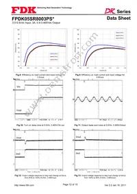 FPDK05SR8003PSS Datasheet Page 12