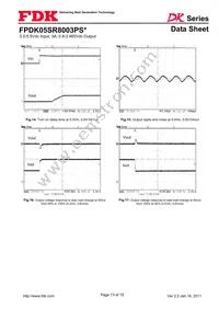 FPDK05SR8003PSS Datasheet Page 13