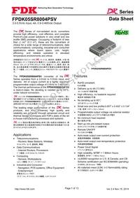 FPDK05SR8004PSV Datasheet Cover