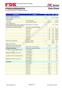 FPDK05SR8004PSV Datasheet Page 4