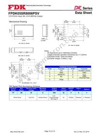 FPDK05SR8006PSV Datasheet Page 12