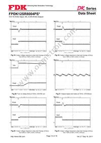 FPDK12SR8004PSV Datasheet Page 14