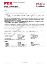 FPDK12SR8004PSV Datasheet Page 16