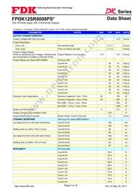 FPDK12SR8008PSV Datasheet Page 4