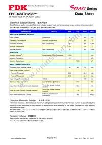 FPED48T01238NA-H Datasheet Page 2