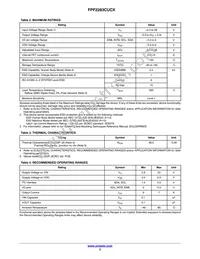 FPF2283CUCX Datasheet Page 3
