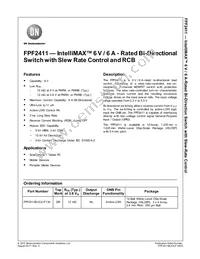 FPF2411BUCX-F130 Datasheet Cover