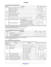 FPF2498BUCX Datasheet Page 3