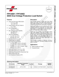 FPF34892UCX Datasheet Page 2