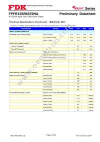 FPFR12SR6570NA Datasheet Page 3