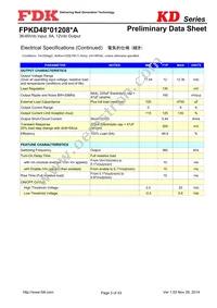 FPKD48T01208PA Datasheet Page 3