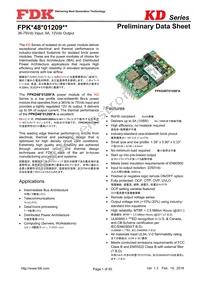 FPKD48T01209NL Datasheet Cover