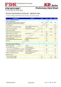 FPKD48T01209NL Datasheet Page 3