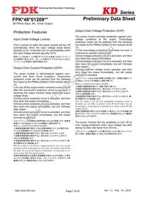 FPKD48T01209NL Datasheet Page 7