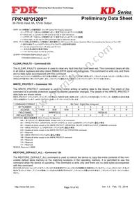 FPKD48T01209NL Datasheet Page 19