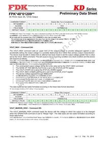 FPKD48T01209NL Datasheet Page 22