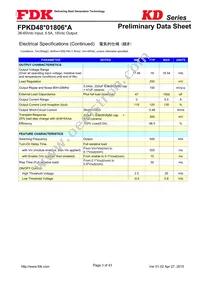 FPKD48T01806PA Datasheet Page 3