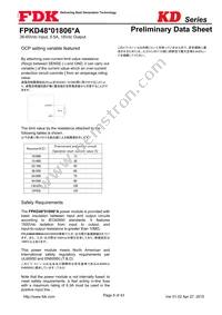 FPKD48T01806PA Datasheet Page 8