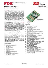 FPKD48T6R016PA Datasheet Cover