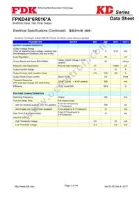 FPKD48T6R016PA Datasheet Page 3