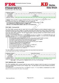 FPKD48T6R016PA Datasheet Page 22