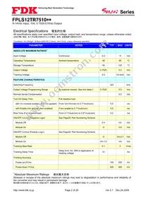 FPLS12TR7510PA Datasheet Page 2