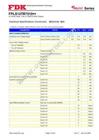 FPLS12TR7510PA Datasheet Page 3