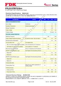 FPLS12TR7516PA Datasheet Page 2