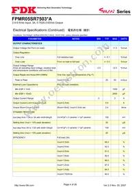 FPMR05SR7503PA Datasheet Page 4