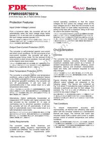 FPMR05SR7503PA Datasheet Page 7