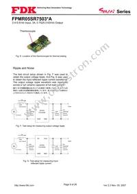 FPMR05SR7503PA Datasheet Page 9