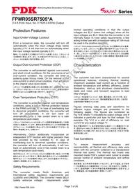 FPMR05SR7505PA Datasheet Page 7
