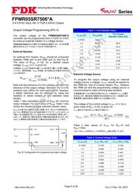 FPMR05SR7506PA Datasheet Page 6