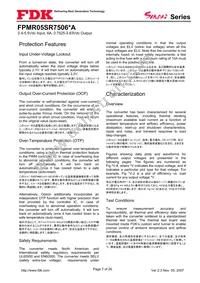 FPMR05SR7506PA Datasheet Page 7