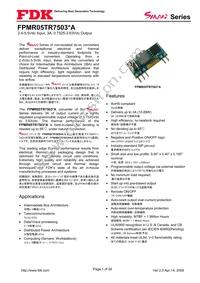 FPMR05TR7503PA Datasheet Cover